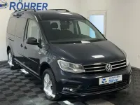Gebraucht VW Caddy Maxi Comfortline 125 PS (91 kW) 2017 Starlight blue metallic Van / Kleinbus