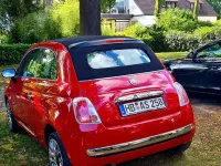 Używany Fiat 500C Pop 69 KM (50 kW) 2011 Czerwony Kabriolet