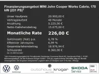Gebraucht Mini John Cooper Works Cabriolet 231 PS (169 kW) 2017 Midnight black metallic Cabrio