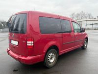 Gebraucht VW Caddy Maxi 102 PS (75 kW) 2011 Rot Van / Kleinbus
