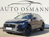 Gebraucht Audi Q8 S-Line 340 PS (250 kW) 2021 Navarrablau metallic SUV