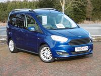 Gebraucht Ford Tourneo Courier Titanium 101 PS (74 kW) 2014 Blau Van / Kleinbus