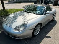 Brugt Porsche Boxster 252 HK (185 kW) 2001 Sølv Cabriolet