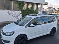 Gebraucht VW Touran Highline 177 PS (130 kW) 2015 Weiß Van / Kleinbus