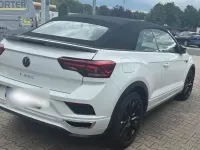 Gebraucht VW T-Roc Cabriolet R-line 150 PS (110 kW) 2021 Weiß Cabrio