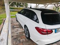 Gebraucht Mercedes C220 194 PS (142 kW) 2020 Weiß Kombi