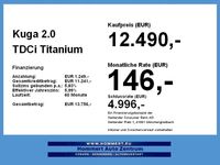 Gebraucht Ford Kuga Titanium 150 PS (110 kW) 2017 Frostweiß SUV