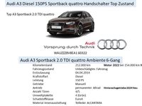 Gebraucht Audi A3 150 PS (110 kW) 2014 Braun Limousine