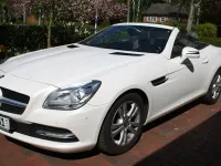 Gebraucht Mercedes SLK200 184 PS (135 kW) 2011 Weiß Cabrio