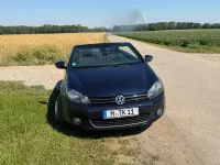 Gebraucht VW Golf Cabriolet LOUNGE 125 PS (91 kW) 2015 Blau Cabrio