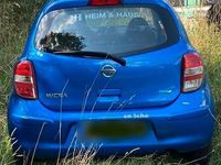 Gebraucht Nissan Micra 80 PS (58 kW) 2012 Blau Kleinwagen