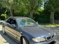 Gebraucht BMW 325 Cabriolet Sport Line 192 PS (141 kW) 2006 Blau Cabrio