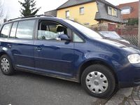 Gebraucht VW Touran Trendline 116 PS (85 kW) 2005 Blau Van / Kleinbus
