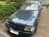 Gebraucht Mercedes SL320 224 PS (164 kW) 2001 Schwarz Cabrio