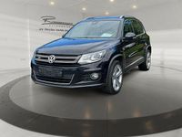 Gebraucht VW Tiguan R-line 184 PS (135 kW) 2016 Schwarz deep black perleffekt metallic SUV