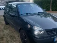Gebraucht Renault Clio 2004 Schwarz Kleinwagen