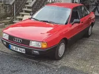 Usata Audi 80 90 CV (66 kW) 1990 Rosso Berlina