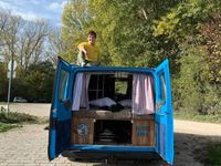 Gebraucht Ford Transit 75 PS (55 kW) 2001 Blau Van / Kleinbus