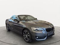 Gebraucht BMW 218 Sport Line 150 PS (110 kW) 2019 Grau Cabrio
