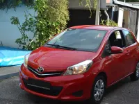 Gebraucht Toyota Yaris 99 PS (72 kW) 2012 Rot Kleinwagen