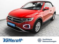 Gebraucht VW T-Roc Cabriolet Style 150 PS (110 kW) 2022 Kings red (metallic) Cabrio