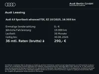 Gebraucht Audi A3 Ambiente 150 PS (110 kW) 2025 Mythosschwarz metallic Limousine