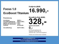 Gebraucht Ford Focus Titanium 125 PS (91 kW) 2023 Polarsilber metallic Limousine
