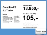 gebraucht Opel Grandland X 1.2 Turbo *LED*NAVI*360°*4xSHZ*