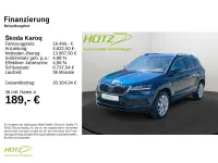 Gebraucht Skoda Karoq Style 150 PS (110 kW) 2017 Lavablau metallic SUV