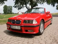 Gebraucht BMW 320 Cabriolet Sport Line 150 PS (110 kW) 1998 Rot Cabrio