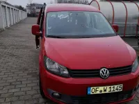 Gebraucht VW Caddy Comfortline 102 PS (75 kW) 2011 Rot Van / Kleinbus