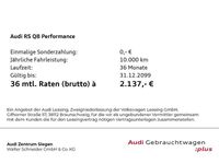 Neu Audi RS Q8 Performance 640 PS (470 kW) 2026 Daytonagrau perleffekt SUV