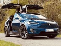 Second-hand Tesla Model X 386 kW (525 CP) 2018 Albastru SUV