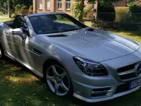 Gebraucht Mercedes SLK250 204 PS (150 kW) 2016 Silber Cabrio
