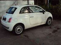 Gebraucht Fiat 500 Lounge 69 PS (50 kW) 2009 Weiß Cabrio