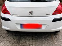Gebraucht Peugeot 308 95 PS (69 kW) 2010 Weiß Kleinwagen