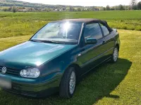 Gebraucht VW Golf Cabriolet 75 PS (55 kW) 1998 Grün Cabrio