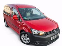 Gebraucht VW Caddy Maxi Trendline 105 PS (77 kW) 2014 Rot Van / Kleinbus