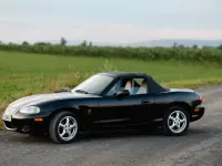 Gebraucht Mazda MX5 Edition 110 PS (80 kW) 2003 Schwarz Cabrio