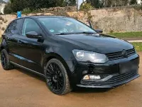 Gebraucht VW Polo Trendline 75 PS (55 kW) 2015 Schwarz Kleinwagen