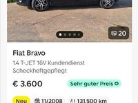 Gebraucht Fiat Bravo 120 PS (88 kW) 2008 Kleinwagen