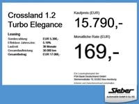 Usado Opel Crossland X Elegance 131 HP (96 kW) 2024 Preto SUV