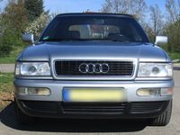 gebraucht Audi 80 Cabriolet 1.8 L,125PS 2.Hd. silber Leder