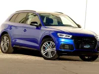 Gebraucht Audi Q5 S-Line 245 PS (180 kW) 2020 Gletscherweiß / blau foliert (metallic) SUV