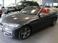 Gebraucht BMW 218 Sport Line 136 PS (100 kW) 2016 Grau Cabrio