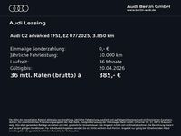 Gebraucht Audi Q2 Advanced Plus 150 PS (110 kW) 2025 Florettsilber metallic SUV