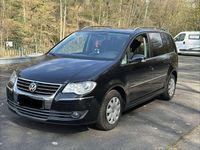 Gebraucht VW Touran Highline 140 PS (102 kW) 2008 Schwarz Van / Kleinbus