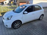 Gebraucht Nissan Micra Acenta 80 PS (58 kW) 2015 Weiß Kleinwagen