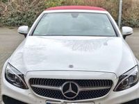 gebraucht Mercedes C250 d Cabrio Bengal Rot Designo Leder AMG LIine