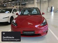 Gebraucht Tesla Model Y Long Range AWD 258 kW (351 PS) 2022 Rot SUV